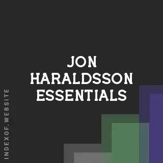 Jon Haraldsson Essentials | Indexof