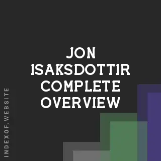 Jon Isaksdottir Complete Overview | Indexof