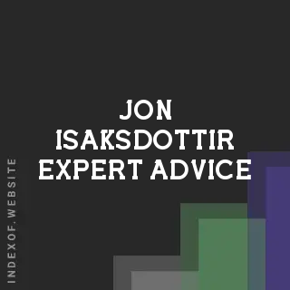 Jon Isaksdottir Expert Advice | Indexof