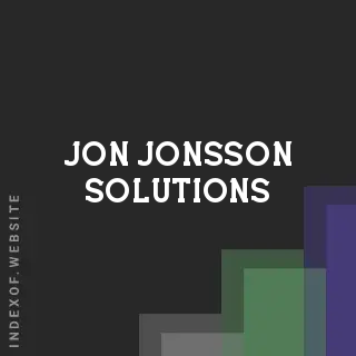 Jon Jonsson Solutions | Indexof