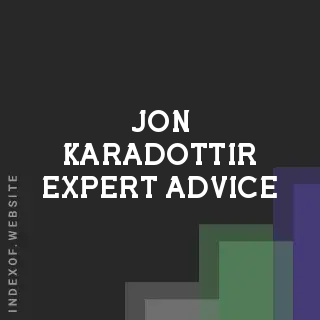 Jon Karadottir Expert Advice | Indexof