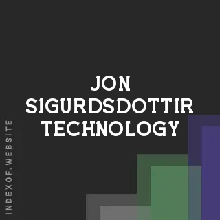 Jon Sigurdsdottir Technology | Indexof
