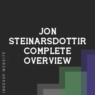 Jon Steinarsdottir Complete Overview | Indexof