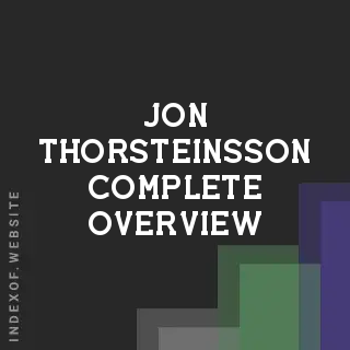 Jon Thorsteinsson Complete Overview | Indexof