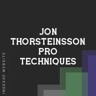 Jon Thorsteinsson Pro Techniques | Indexof