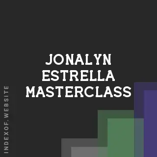 Jonalyn Estrella Masterclass | Indexof