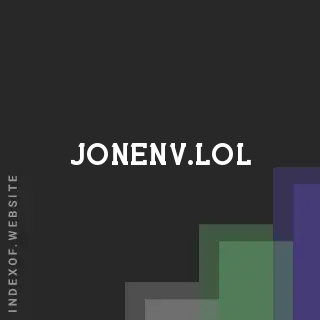 jonenv.lol by Nuria Montero site -  Indexof