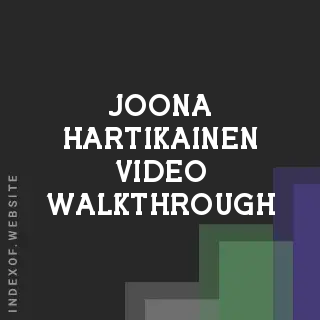 Joona Hartikainen Video Walkthrough | Indexof