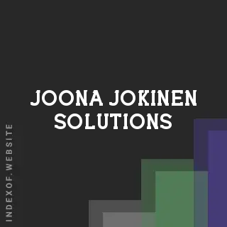 Joona Jokinen Solutions | Indexof