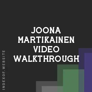 Joona Martikainen Video Walkthrough | Indexof