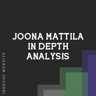 Joona Mattila In-Depth Analysis | Indexof