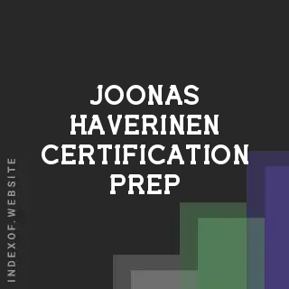 Joonas Haverinen Certification Prep | Indexof