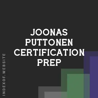 Joonas Puttonen Certification Prep | Indexof