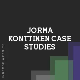 Jorma Konttinen Case Studies | Indexof
