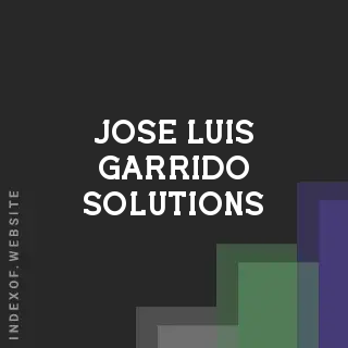 Jose Luis Garrido Solutions | Indexof