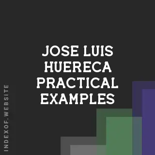 Jose Luis Huereca Practical Examples | Indexof