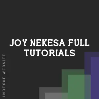 Joy Nekesa Full Tutorials | Indexof
