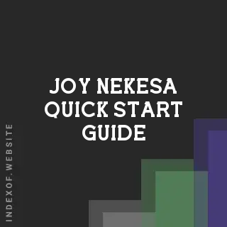 Joy Nekesa Quick Start Guide | Indexof