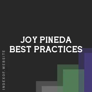 Joy Pineda Best Practices | Indexof