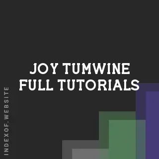 Joy Tumwine Full Tutorials | Indexof