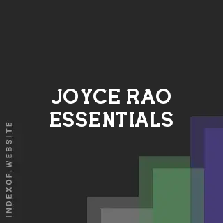 Joyce Rao Essentials | Indexof