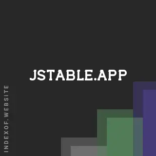 jstable.app by Haroun Salih site -  Indexof