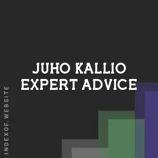 Juho Kallio Expert Advice | Indexof
