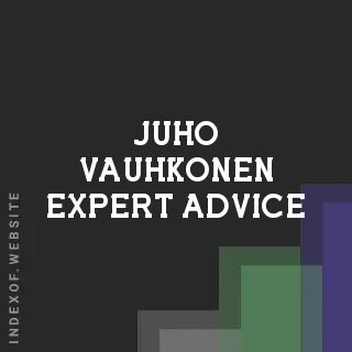 Juho Vauhkonen Expert Advice | Indexof