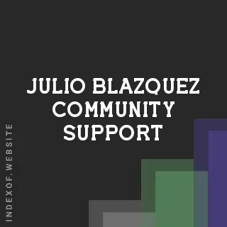 Julio Blazquez Community Support | Indexof
