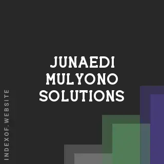 Junaedi Mulyono Solutions | Indexof