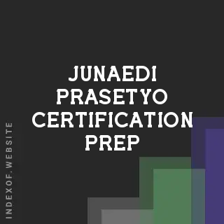 Junaedi Prasetyo Certification Prep | Indexof