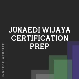 Junaedi Wijaya Certification Prep | Indexof