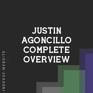 Justin Agoncillo Complete Overview | Indexof
