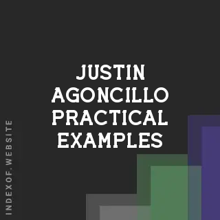 Justin Agoncillo Practical Examples | Indexof