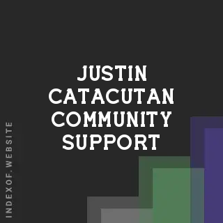 Justin Catacutan Community Support | Indexof