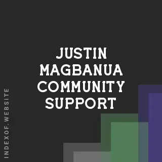 Justin Magbanua Community Support | Indexof