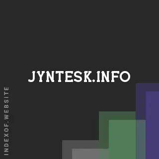 jyntesk.info by Albert Semenov site -  Indexof