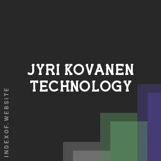 Jyri Kovanen Technology | Indexof