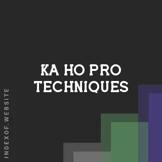 Ka Ho Pro Techniques | Indexof
