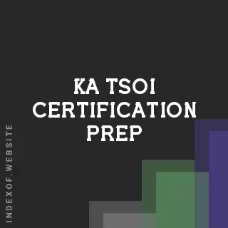 Ka Tsoi Certification Prep | Indexof