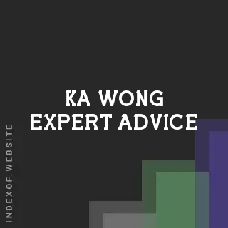 Ka Wong Expert Advice | Indexof