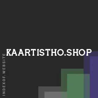 kaartistho.shop by Clement Mak site -  Indexof