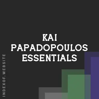 Kai Papadopoulos Essentials | Indexof