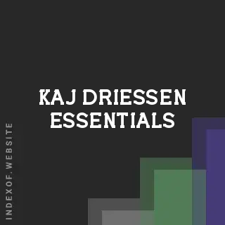 Kaj Driessen Essentials | Indexof