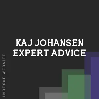 Kaj Johansen Expert Advice | Indexof
