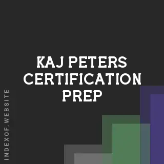 Kaj Peters Certification Prep | Indexof