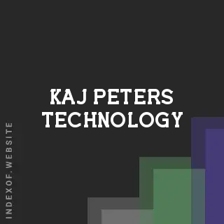 Kaj Peters Technology | Indexof