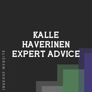 Kalle Haverinen Expert Advice | Indexof