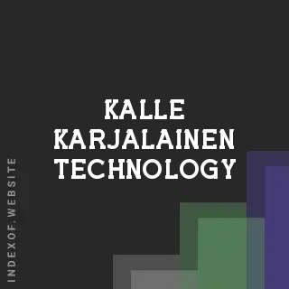 Kalle Karjalainen Technology | Indexof
