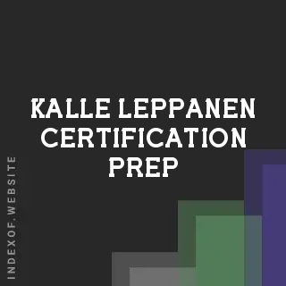 Kalle Leppanen Certification Prep | Indexof